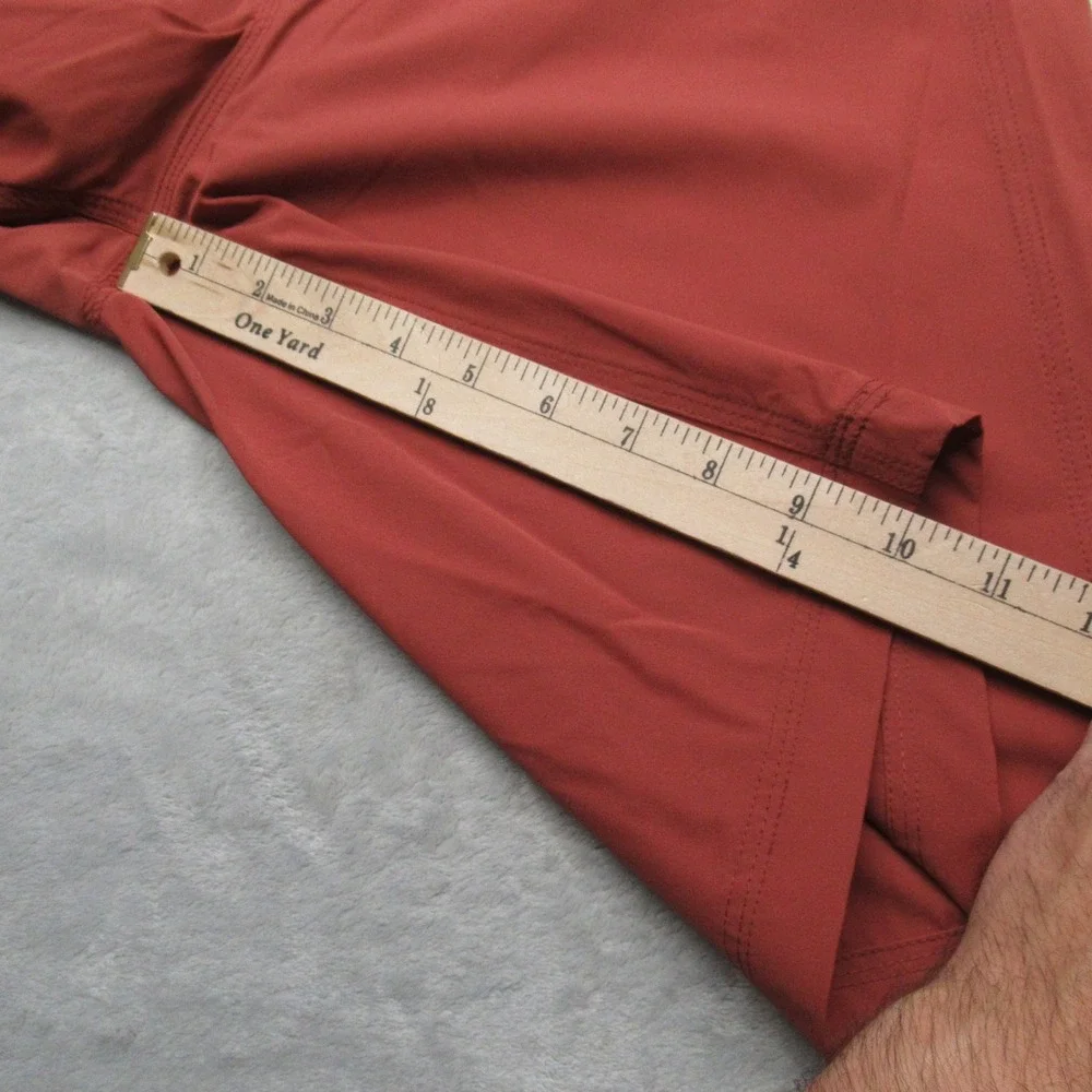 EMS Swim Shorts Mens 32 Rust Quick Dry Cargo Pocket Lace Up Board Trunks‎ Beach